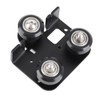 Back Support Plate Black Metal 3D Printer Extruder Back Support