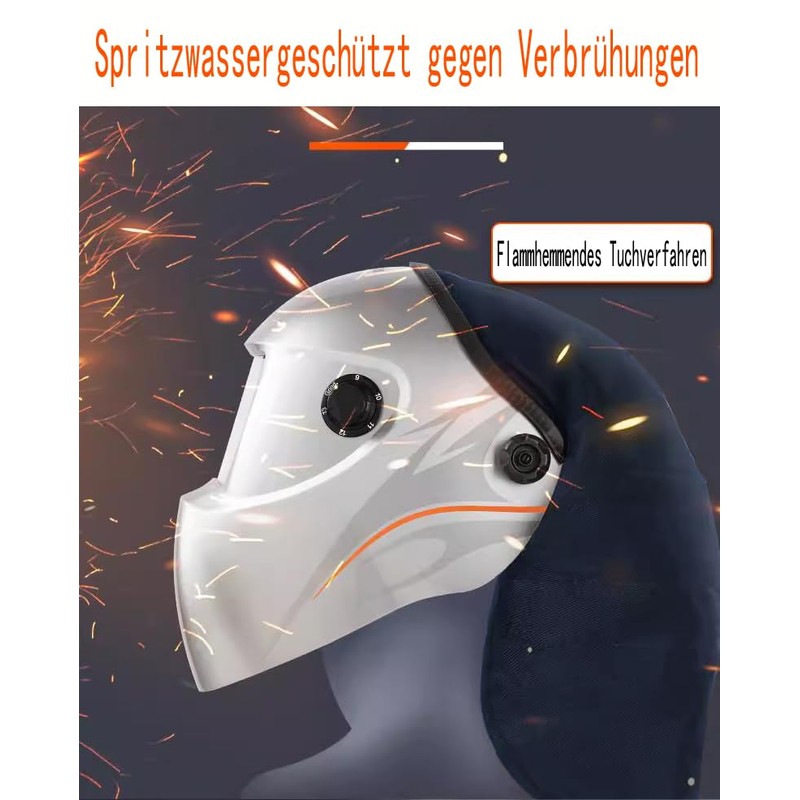 Welding Helmet Rear Extension Cover Helmet Neck Visor Anti Glare