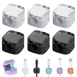 Magnetic Cable Holder (Black & White)