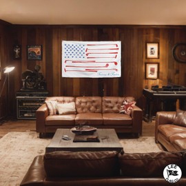 Golf USA Flag 3' x 5' For College Dorm Room, Bar, Garage, Home Office, Man Cave, Entertainment Room, or Workshop by Lee Flag Co.