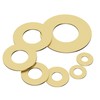 170 PCS M2 - M8 Copper Flat Washers,Brass Gaskets