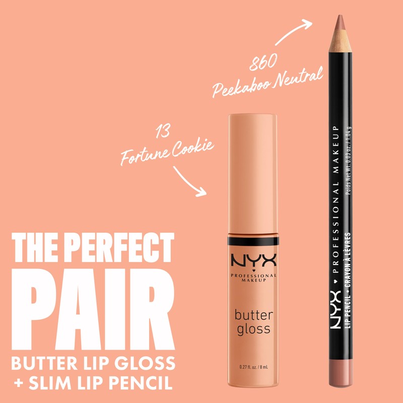NYX PROFESSIONAL MAKEUP Butter Gloss, Non-Sticky Lip Gloss - Fortune
