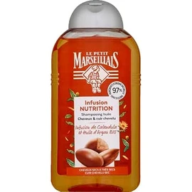 Le Petit Marseillais Shampoo for Infusion Nutrition Calendula and Organic Argan 250 ml (Pack of 1)