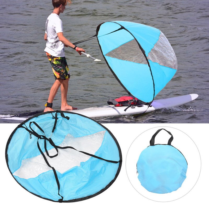 108cm Durable Portable Folding Downwind Wind Paddle Board Kayak Sail