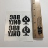 39 Piece Quees of Spades BBC Only Temporary Tattoo Set