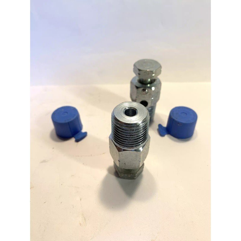 Lenz 2-Pack 1/2 NPT Ball Seat Hydraulic System Air Bleeder