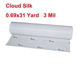 PreAsion 0.69x31 Yard Cloud Silk Cold Laminating Film Self Adhesive Laminating Roll Film
