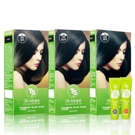 TS hair dye, better mild gray hair dye, self-gray hair cover, root discoloration / TS 염색약 더 착한 순한 새치염색약 셀프 새치커버 뿌리 뿌염