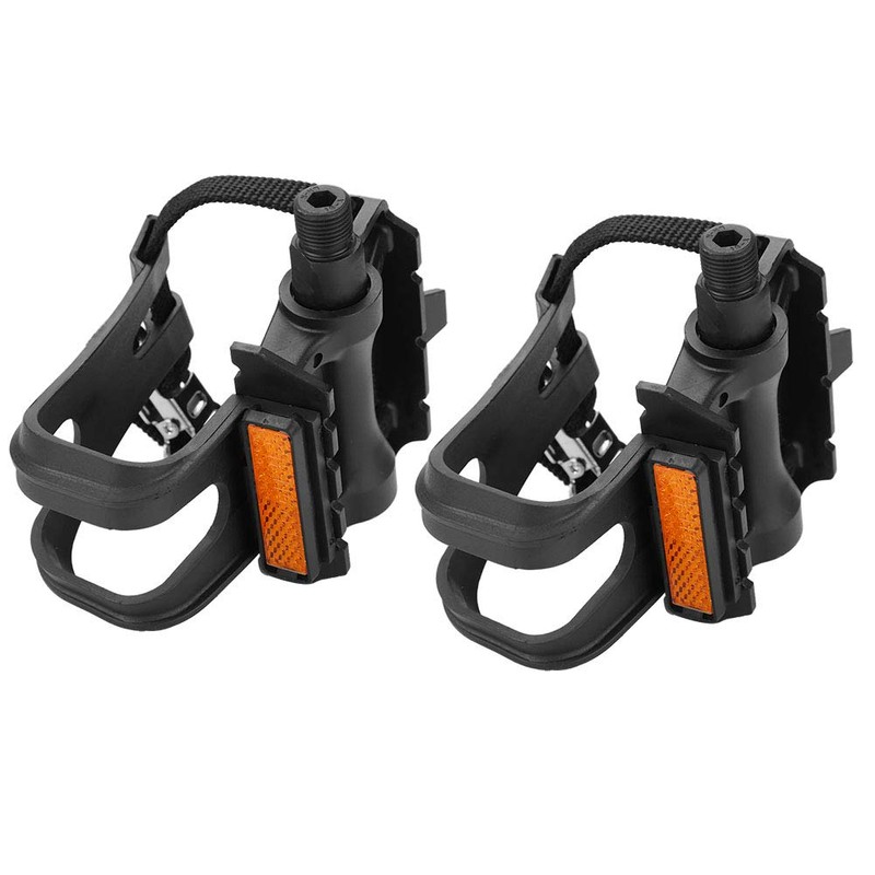 1 Pair Bike Pedals Nylon Mountain Bike Road Bicycle Clips