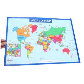 Operitacx 2 Sets Map Hanging World Map Wall America Map America Map Wall Map of America Poster of America Map America Map Geography Map for Desk Map Maps of America UV Paper