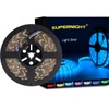 SUPERNIGHT (TM) 16.4ft(5M) 5050 300LEDs/pc RGB multi-color Waterproof(IP-65) SMD Flexible