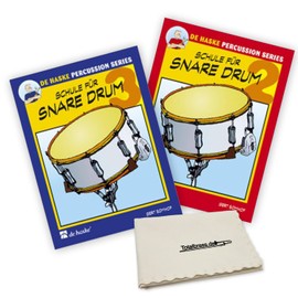 Snare Drum 2 und 3: (Starterset) - Schule für Snare Drum Band 2 und Band 3 - ISBN 9789043130516 9789043124409 + Soundman Reinigungstuch