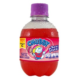 Chubby USA Soda 8.4 oz (250ml) 6 Pack (Tutti Frutti)