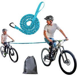 Tow Rope Outdoor Children Adult MTB Elastic Belt for  Mountain Bike Reflective Traction Rope with Storage Bag