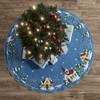 Plaid Felt Tree Skirt Xmas Villa, Cotton, Christmas Village, One