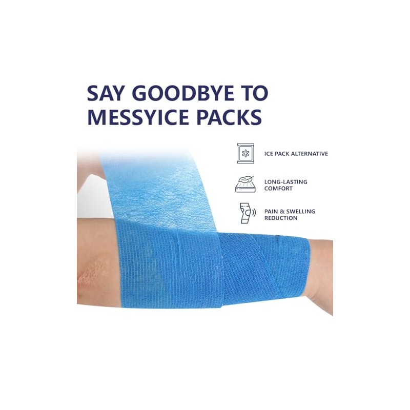 Ice Tape Self Sticking Ice Wrap 2 Pcs Instant Cold