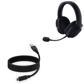 BoxWave Cable Compatible with Razer Barracuda X - DirectSync - USB 3.0 A to USB 3.1 Type C, USB C Charge and Sync Cable - 6ft - Black