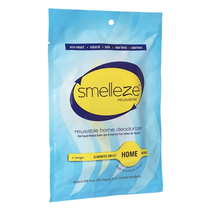 SMELLEZE Reusable Home Smell Removal Deodorizer Pouch: Rids Stinky Odor