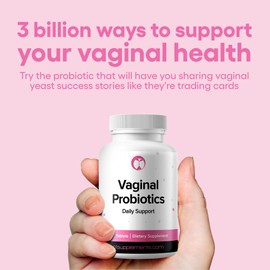 Vaginal Probiotics Supplement Supports PH Balance & Intimate Flora 240 Tablets 3 Billion CFU (240, Vaginal Probiotics)