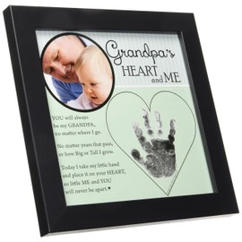 Baby Child Keepsake Handprint Frame with Poetry - Mommy, Daddy, Grandma or Grandpa (Grandpa)