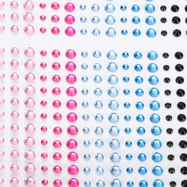 Pegatinas de Diamantes de Imitación, Gemas Faciales Autoadhesivas que Se Adhieren a las Joyas del Cuerpo, Adornos de Cristal para Manualidades de Bricolaje, Decoraciones Corporales para Uñas