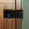 180-Degree Swing Door Combination Lock (3-Digit) (Black)