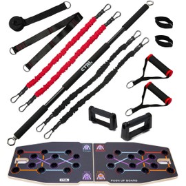 Push Up Board Workout Equipment for Chest Triceps, Back, Arms Muscles, Fitness Portable Pushup Board For Man And Women, Perfect Multi-Functional Push-Up Stand Bar Muscle Building by CTRL Sports