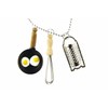 3er Set Mini Bling Chain Necklace Kitchen 80 cm Skillet