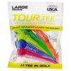 TOUR TEE LARGE NEONS 5 PACK GOLF TEES