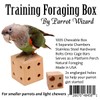 Natural Foraging Box Toy for Parrots (Training Foraging Box)
