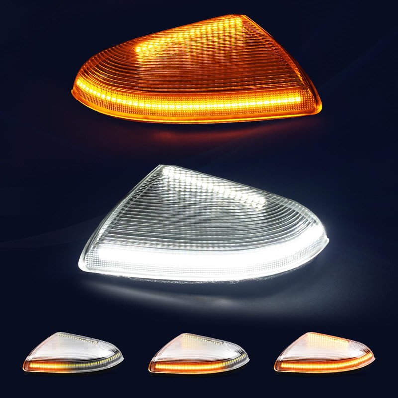BORDAN LED Ram Side Mirror Turn Signal Puddle Light fit