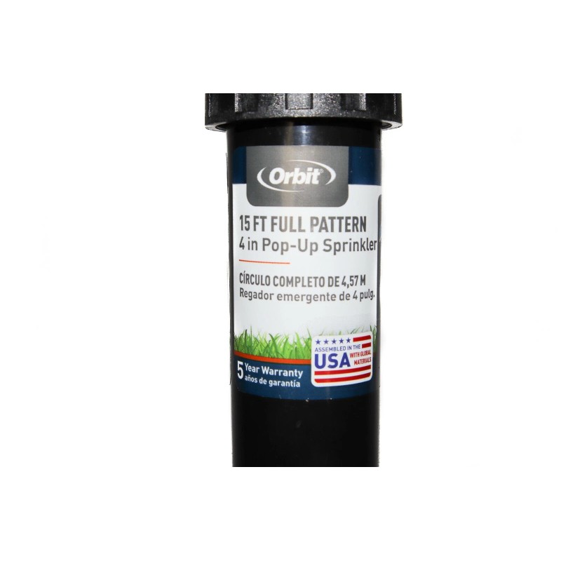 Orbit 54346 4" 300 Series Spring-Loaded Pop-Up Sprinkler with Full