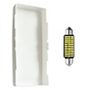 Lunwag Interior Dome Light Lens Cover/LED with LED White Blubs