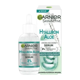 Garnier Feuchtigkeitsspendendes Serum für ein straffes und strahlendes Hautbild, Mit beruhigender Aloe Vera und Hyaluronsäure, Skin Active, 30 ml