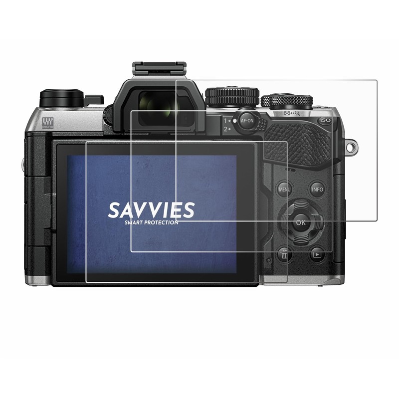 Savvies 6 Pack Screen Protector compatible with Olympus OM System