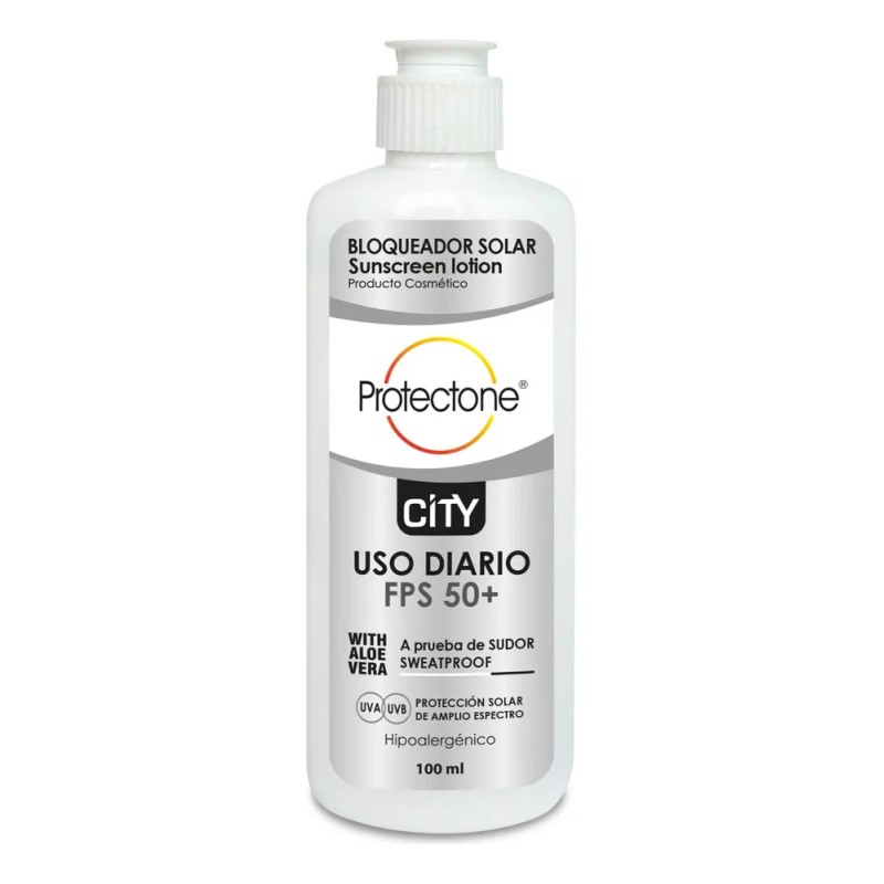 Bloqueador Solar Fps 50+ 100ml Aloe Vera Y Vit. E