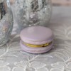 Two's Company Light Lavender Macaron 2.25 Inch Ceramic Limoge Style