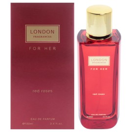 London Fragrances Red Roses for Women - 3.4 oz EDP Spray
