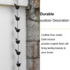 NISHZHU 1 x Rain Chain for Gutters, Mobile Birds on