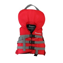 Paradise Water Sports - Universal Infant Type II PFD, USCG Approved Life Vest for Boating, Swimming and Watersports - Red (One Size)