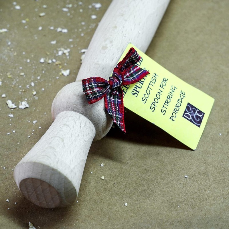 Porridge Spurtle Scottish Spurtle Porridge Stirrer - Wooden Spurtle Thistle