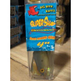Big Bite Baits 4 Big Bite Baits 4" Super Shad Swimbaits Soft Plastic Fishing / Blue Minnow