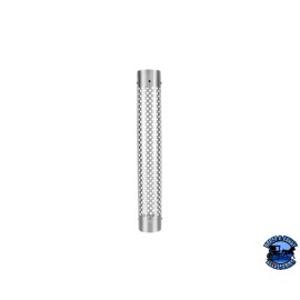 United Pacific (Fits 6" pipe) 48" TALL 180 DEGREE STAINLESS EXHAUST MUFFLER SHIELD - ROUND SLOT