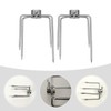 BESPORTBLE 2pcs Rotisserie Meat Forks Durable Iron Barbecue Forks for