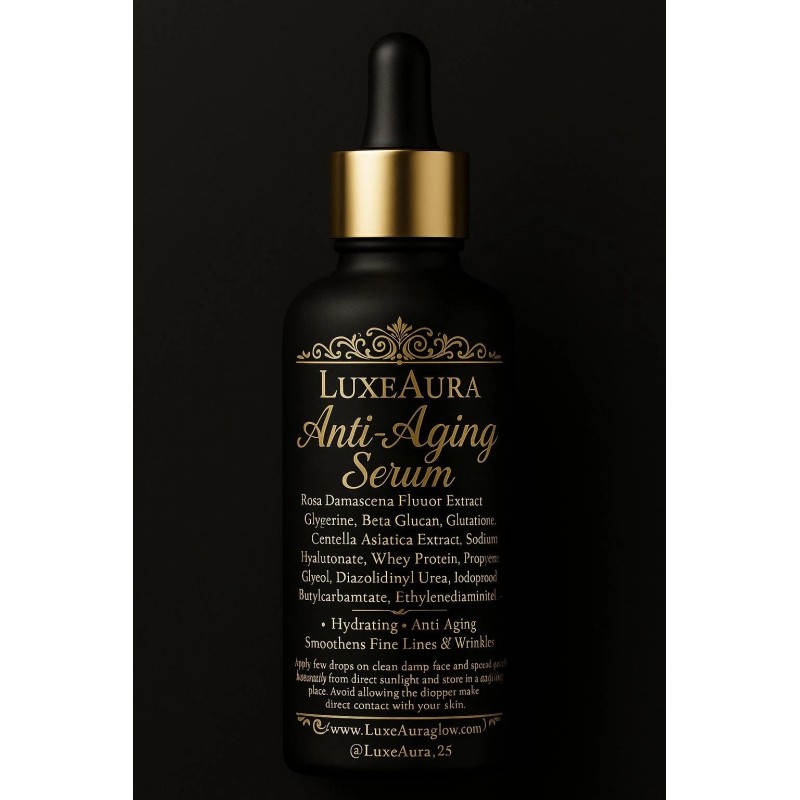 LuxeAura Anti-Aging Serum