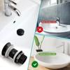 MINISOISO Sink Drain Fitting Without Overflow, Universal Pop Up Drain
