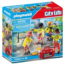 Playmobil City Life 71244 Equipo de Rescate, Juguete para niños a Partir de 4 años