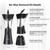 Manual Ear Wax Removal Kit - One-Hand Control Ear Cleaner
