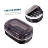 ABOOFAN Travel Soap Holder with Lid Portable Soap Case Drain