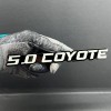 Emblem Badge 1PC 5.0 COYOTE Emblem White on Black –